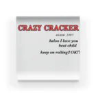 deresukebeのCRAZY CRACKER Acrylic Block