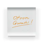 オフトゥンぐらし！のOfton Gurashi!（でかいロゴ） Acrylic Block