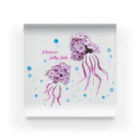 H2Styleの花クラゲ Acrylic Block