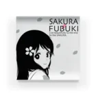 松や SUZURI店のSAKURA FUBUKI アクリルブロック