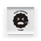 コロナマーク / corona-markのコロナマーク / cough アクリルブロック