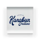 KANABUN CREATIONSのNavy-logo 2020 Acrylic Block