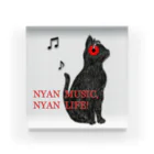 koroesuのNYAN MUSIC NYAN LIFE ! Acrylic Block