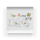 モンゴイカンパニー　販売部のSTAY HOME モンゴイカ Acrylic Block