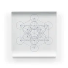 silvermist358のシンプル　「Metatron’s Cube」 Acrylic Block