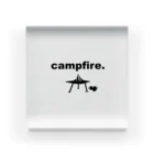 oh!かみさんのTシャツ屋さんのcampfire. Acrylic Block