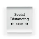 frankc8のSocial Distancing 6 Feet アクリルブロック