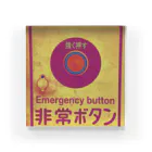 〰️➰わにゃ屋さん➰〰️のEmergency button Acrylic Block