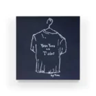 Yore Yore no T-shirtのYoreYore no T-shirtのロゴくん Acrylic Block