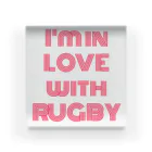 えなちゃんのI'm  so much in love with RUGBY アクリルブロック