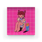 TSUZOE SHOPのみるみる寝milk Acrylic Block