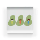 ワシキタチナツ|Illustrationの洋梨　inside girls Acrylic Block