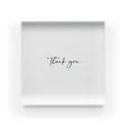 ピスタチオのThank you Acrylic Block