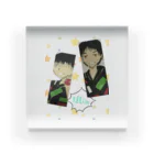 大道芸人Ino（いの）の大道芸人Ino　イラスト×2バージョン Acrylic Block