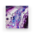 akane_shopの白い紫 Acrylic Block