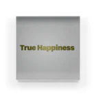 Happiness.TのTrueHappinessgold Acrylic Block