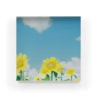 fleurir film farmの【 summer memory 】 sunny smile sunflowers Acrylic Block