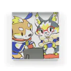 まーくん🐕ちーやん🐈のゲーム中のまーちー Acrylic Block