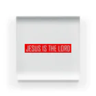 PRAISEのJESUS IS THE LORD （赤） アクリルブロック