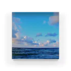 …Napping…の海と空の青 Acrylic Block