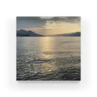 WAZAYAの瀬戸内海の日の出～爆釣祈願 Acrylic Block