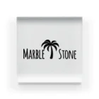 Marble☺︎Stoneのシンプルロゴ雑貨シリーズ Acrylic Block