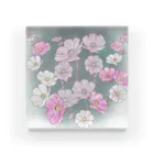 huroshikiの秋桜（青） Acrylic Block