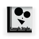 笑顔と癒しの町のLaugh Style アクリルブロック