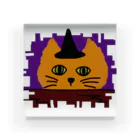 気ままに創作　よろず堂のハロウィンねこ アクリルブロック