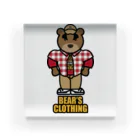 kumakumaのbear clothing アクリルブロック