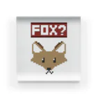 MumeiのFOX？/clear Acrylic Block