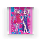 ひなた@可愛い補給のうちゃいな。ピンク Acrylic Block