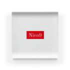 Nico9のNico9レッドロゴ アクリルブロック