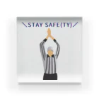 StayHomeTournamentのStay Safe(ty) Acrylic Block