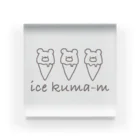 蜜ʕ•ﻌ•✻のice kuma-mʕ•ﻌ•✻ Acrylic Block