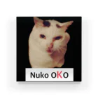 だっくのぬこおこ NUKOOKO(文字が大きいバージョン) アクリルブロック