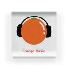 PaP➡︎Poco.a.Pocoのorange music Acrylic Block