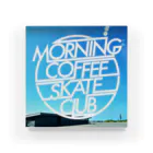 MORNING COFFEE SKATE CLUBのGOOD MORNING アクリルブロック