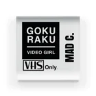 MAD C.(マッドシードット)のGOKU RAKU VIDEO GIRL アクリルブロック