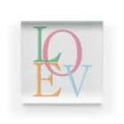 パソコン教室ビギナーのLOVE Acrylic Block