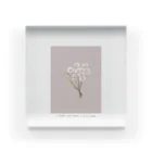 rilybiiのbouquet dusty pink Acrylic Block