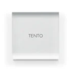 TENTO officialのTENTO Logo【White】 Acrylic Block