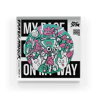 trackmakerのMy pace Oh yeah On my way Acrylic Block