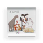 麦穂動物園の麦穂動物園　ロゴ有り Acrylic Block