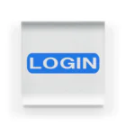 AAAstarsのLOGIN　ー片面ﾌﾟﾘﾝﾄ アクリルブロック