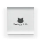 Happiness for all CatsのHappiness for all Cats アクリルブロック