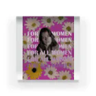 Yuta YoshiのAll for women 2 Acrylic Block