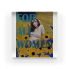 Yuta YoshiのFor all women3 Acrylic Block