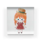 ててみゅの赤毛の子 Acrylic Block