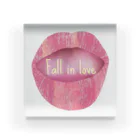 ぽんぽこあんぽんたんのLips💋 foll in love アクリルブロック